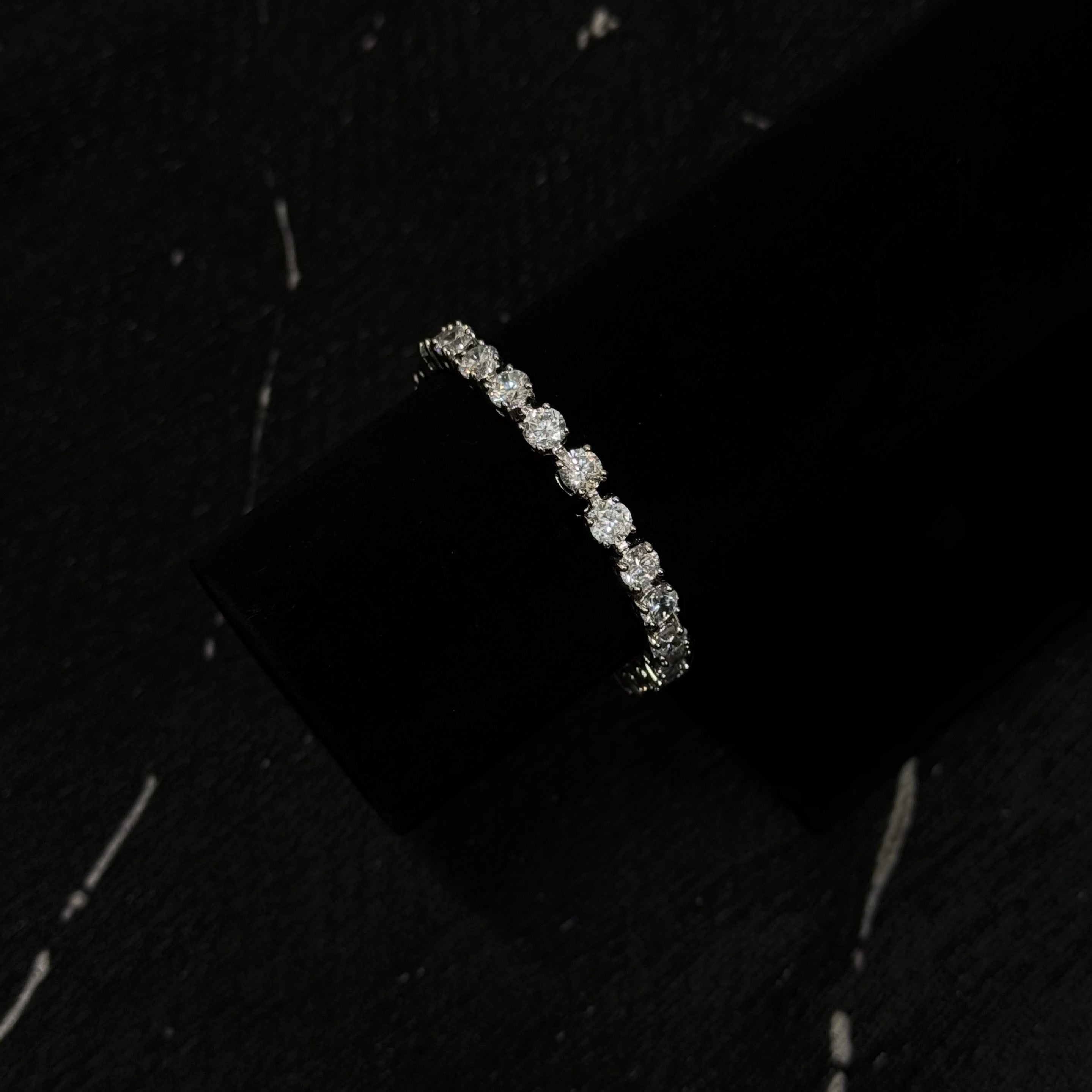 06 cubic silver bracelet