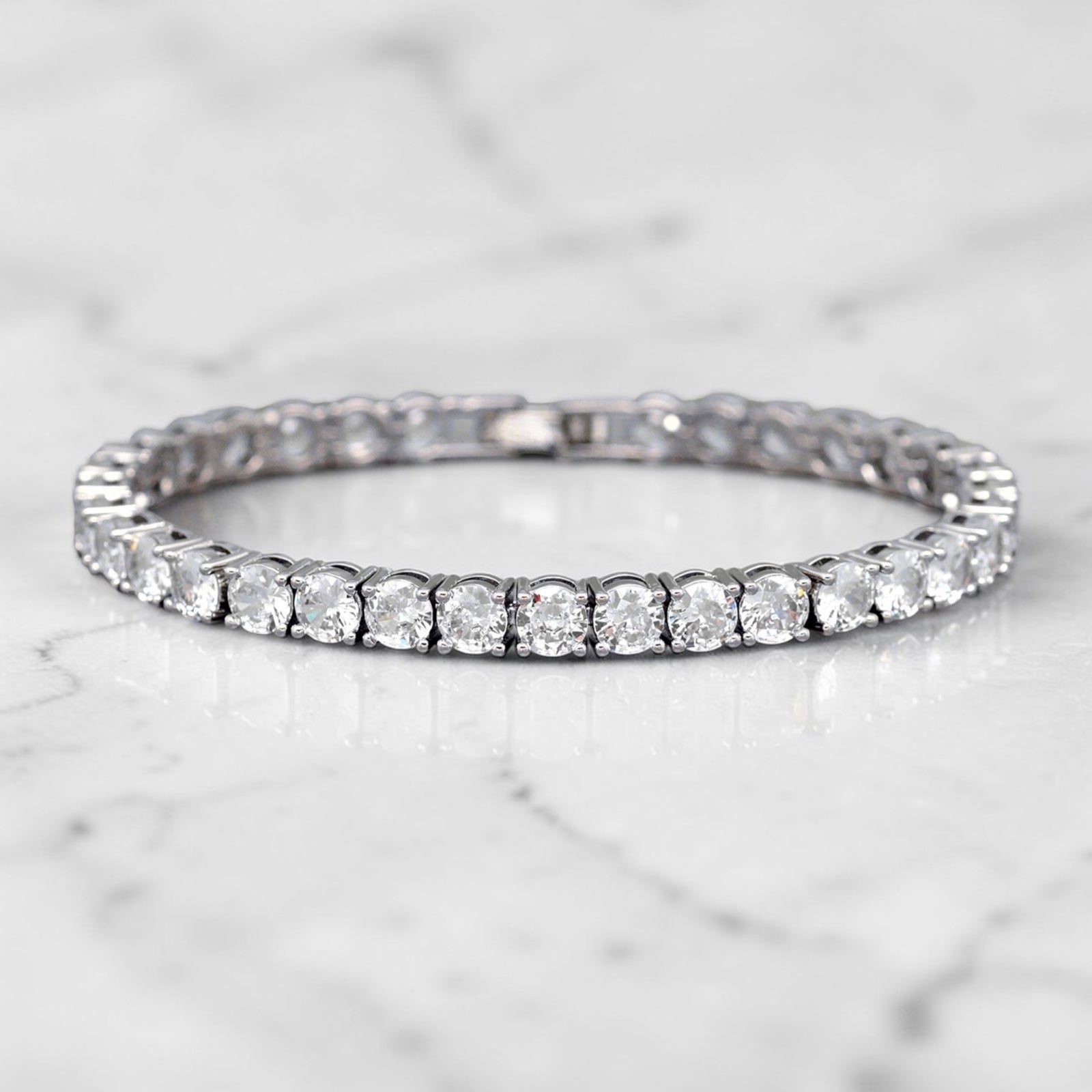 06 cubic silver bracelet