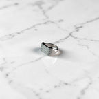 Silver glacier stack ring