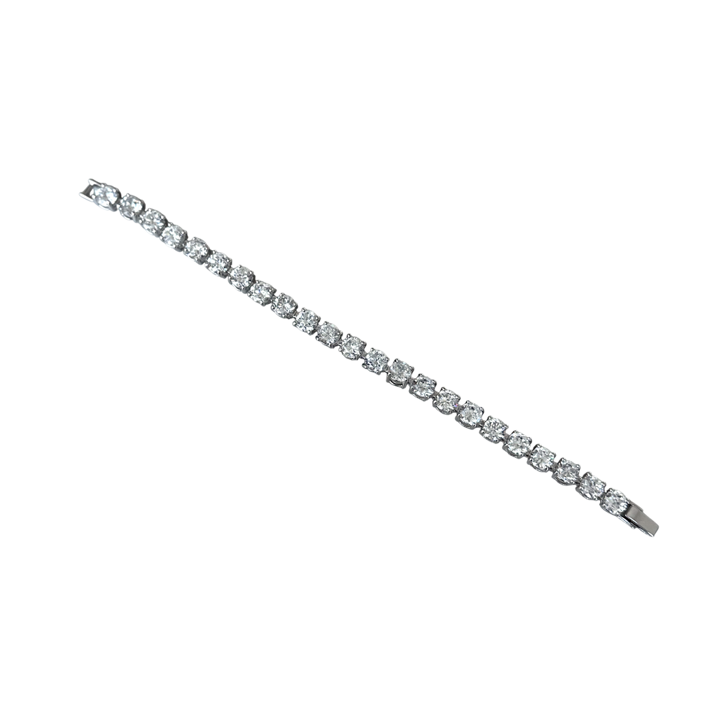 06 cubic silver bracelet